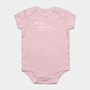 *Ugh - Spoonie Definition T-Shirt (For Other Colours) Baby Bodysuit